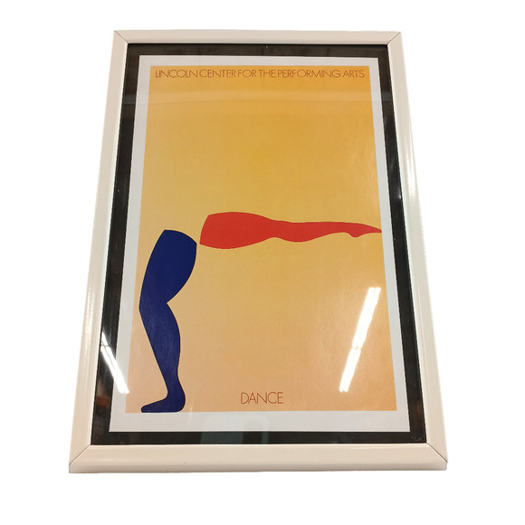 Lincoln Center Dance Poster Framed Art Print Modern Minimalist Performing Arts - Picture 1 of 5